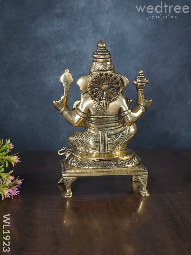 Brass Ganesha Idol - WL1923
