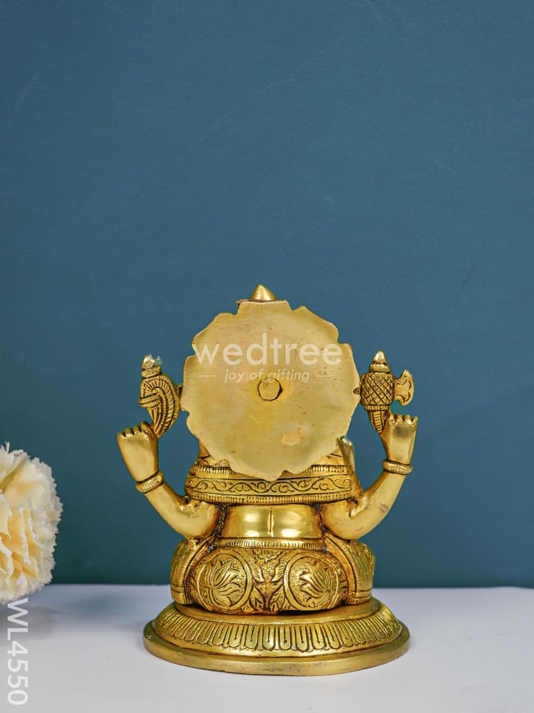 Brass Ganesha Idol - WL4550