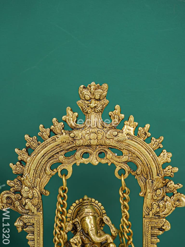 Brass Ganesha Jhoola with Kirtimukha - WL1320
