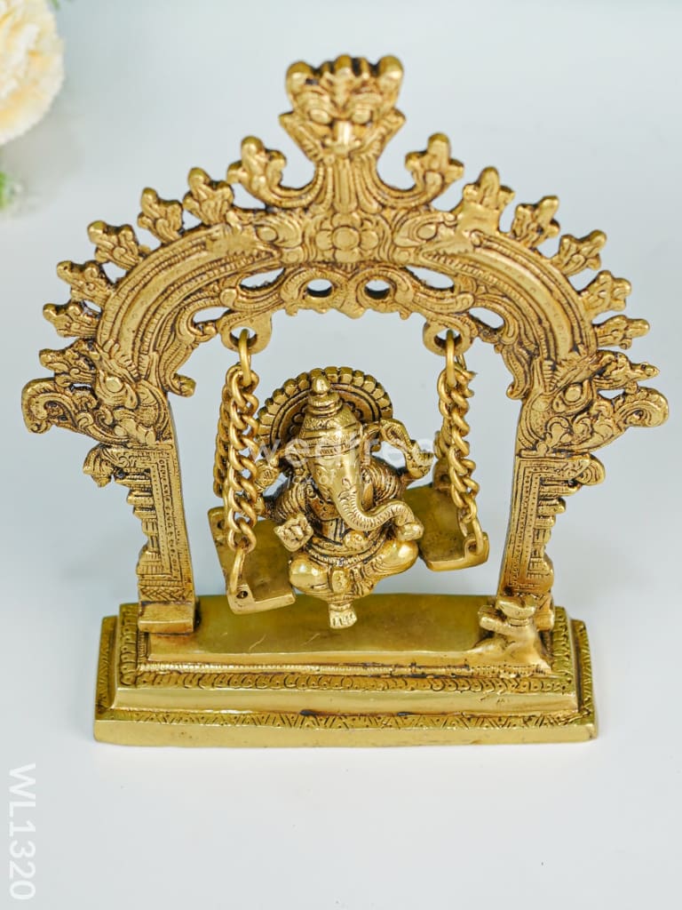 Brass Ganesha Jhoola with Kirtimukha - WL1320