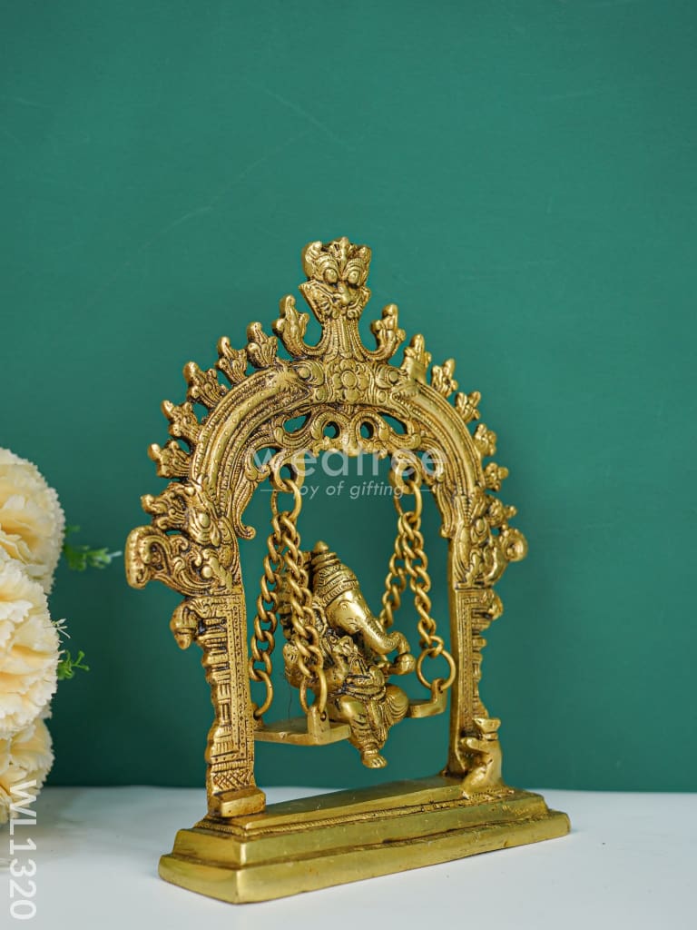 Brass Ganesha Jhoola with Kirtimukha - WL1320