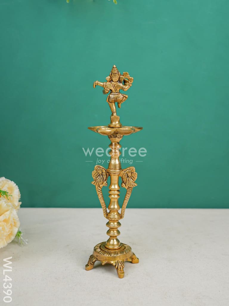 Brass Ganesha kuthu vilaku - WL4390