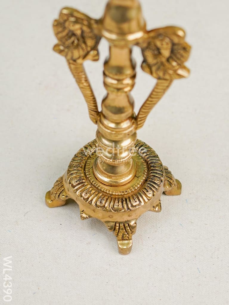 Brass Ganesha kuthu vilaku - WL4390