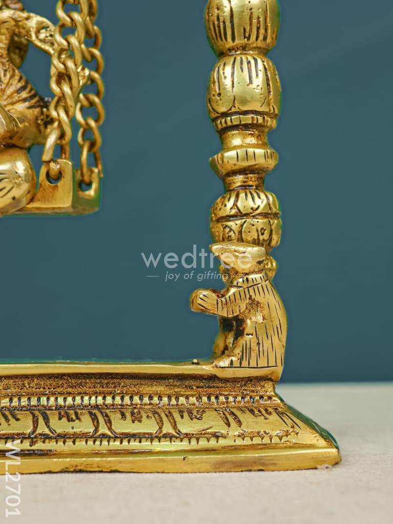 Brass Ganesha on Jhoola - WL2701