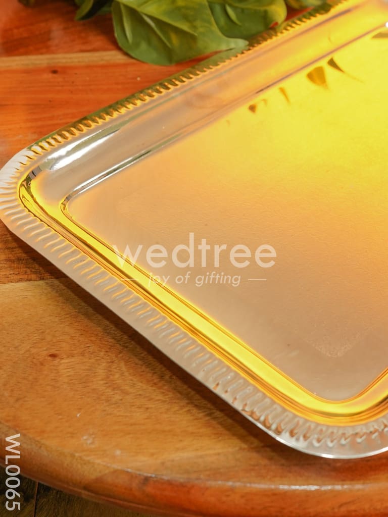 Brass Glass Set with Tray - WL0065