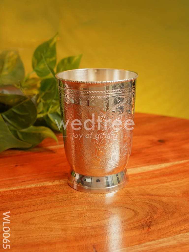 Brass Glass Set with Tray - WL0065