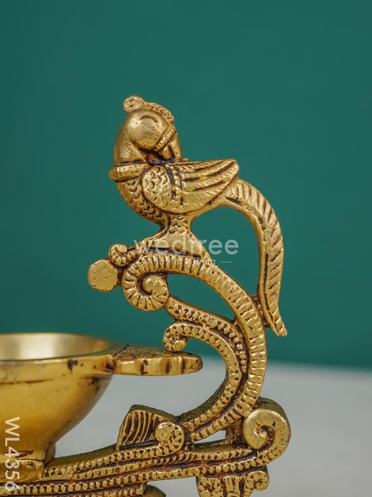 Brass Handle Diya - WL4356
