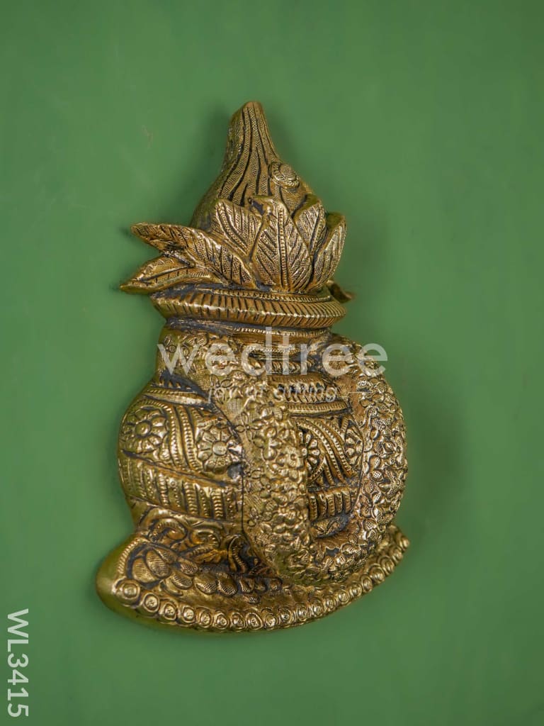 Brass Kalash Wall Hanging - WL3415