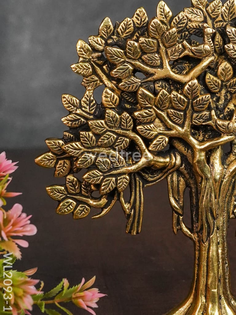 Brass Kalpavriksha Tree with Root - WL2093