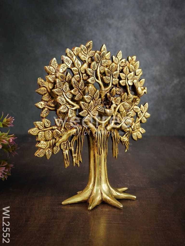 Brass Kalpavriksha Tree with Roots - WL2552