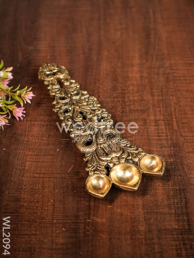 Brass Kapoor Aarti Spoon - WL2094