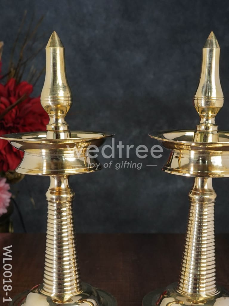 Brass Kerala Diya - Set of 2 - WL0018