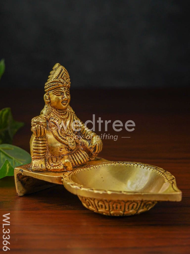 Brass Kubera Diya - WL3366