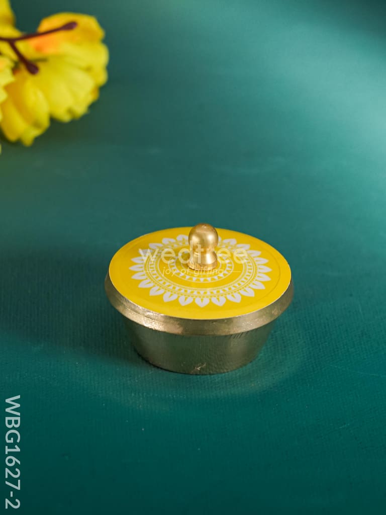 Brass Kumkum Dibbi - WBG1627-2