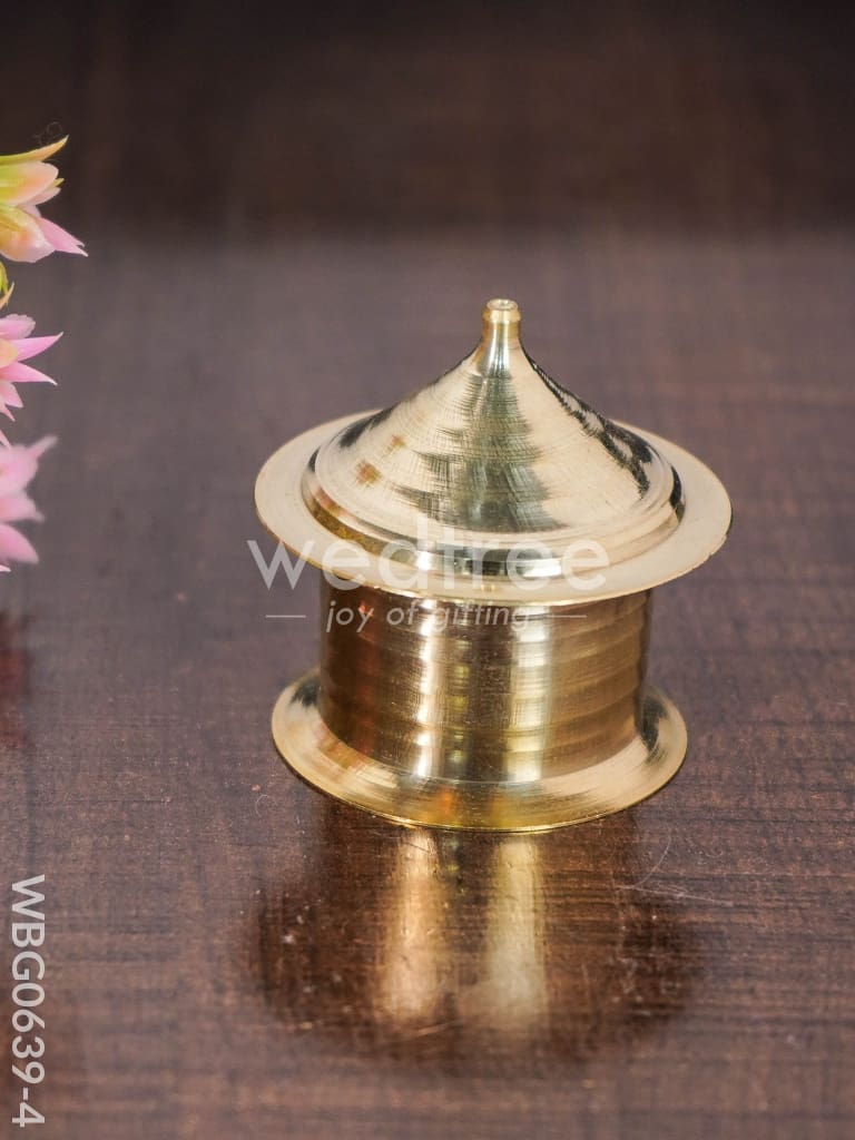 Brass Kumkum Holder - WBG0639