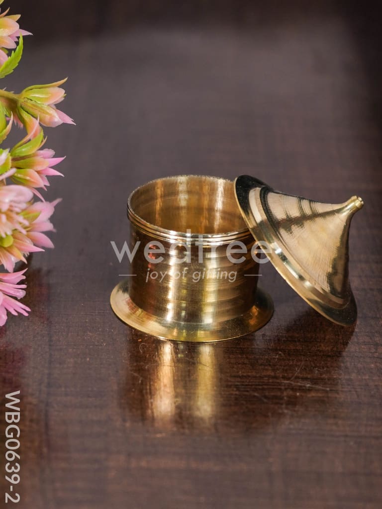 Brass Kumkum Holder - WBG0639
