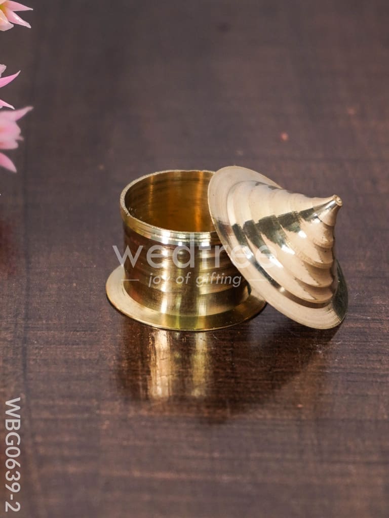Brass Kumkum Holder - WBG0639