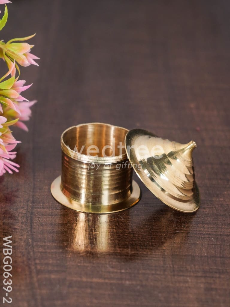 Brass Kumkum Holder - WBG0639