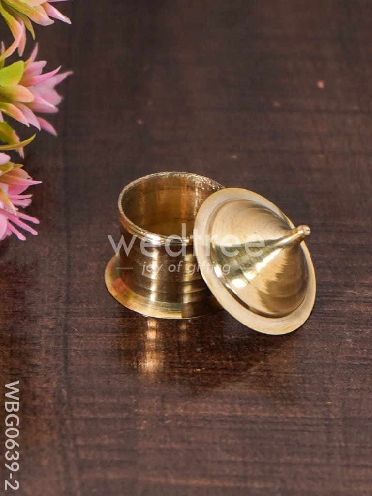 Brass Kumkum Holder - WBG0639