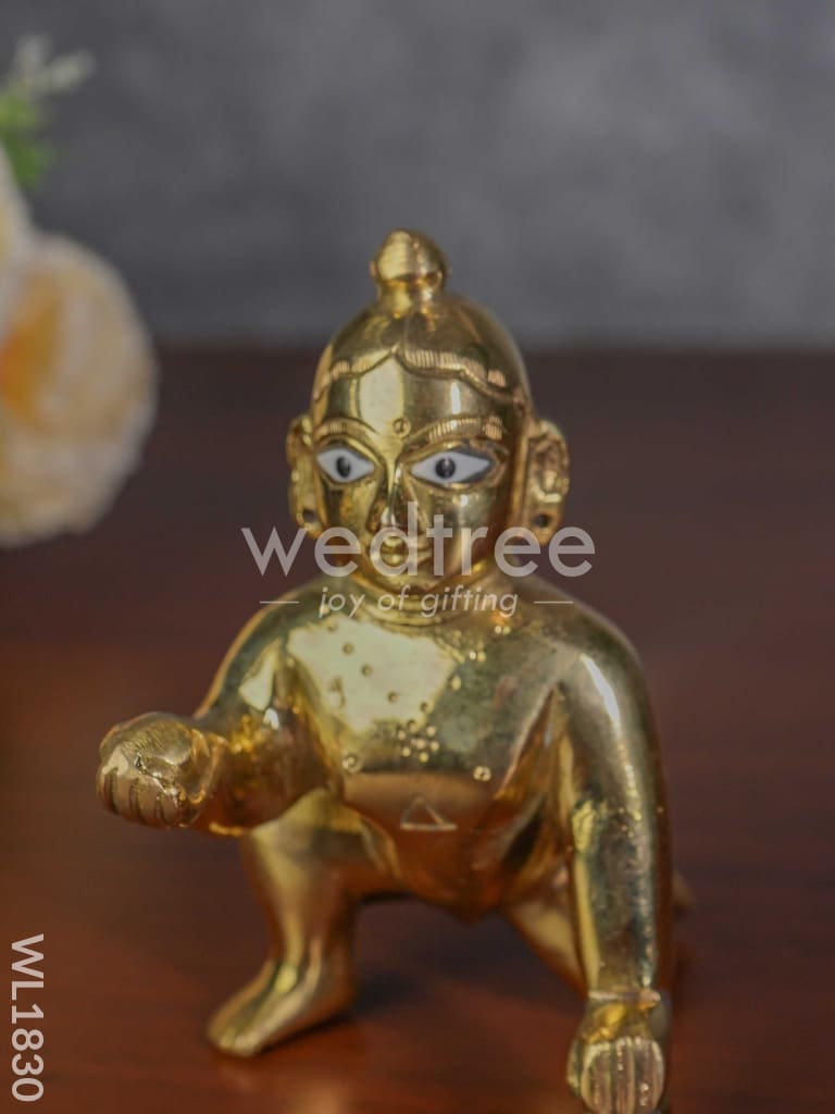 Brass Laddu Gopal - 5.5inch - WL1830