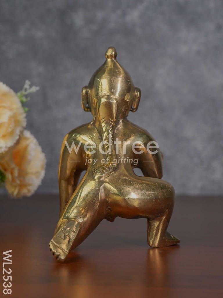 Brass Laddu Gopal 6.5 inch - WL2538
