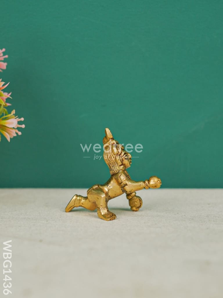 Brass Laddu Gopal Figurines - 2 inch - WBG1436