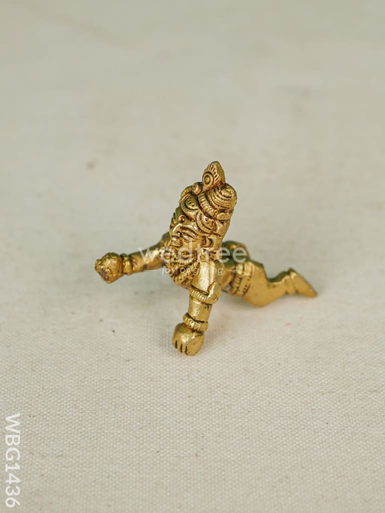 Brass Laddu Gopal Figurines - 2 inch - WBG1436