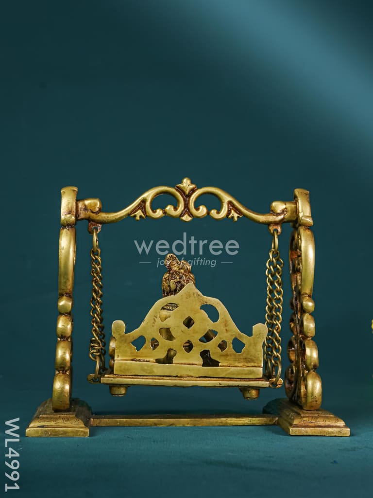 Brass Laddu Gopal on Jhoola - WL4991