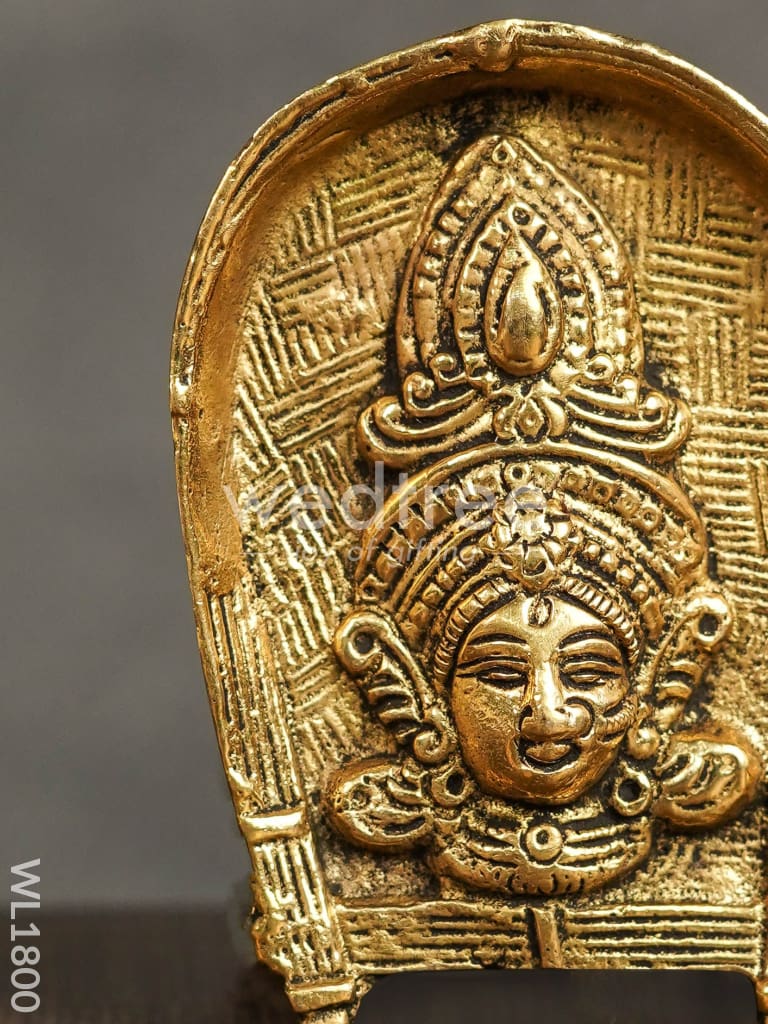 Brass Lakshmi Face Wall Hanging - WL1800