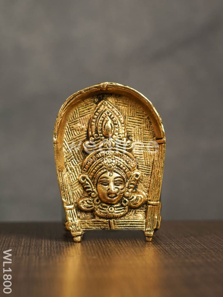 Brass Lakshmi Face Wall Hanging - WL1800