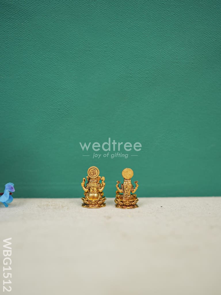 Brass Lakshmi-Ganesha Idol - WBG1512