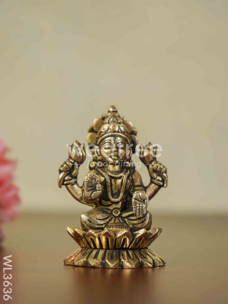 Brass Lakshmi Ganesha Saraswathi - Set of 3 - WL3636