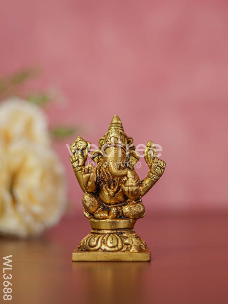 Brass Lakshmi Ganesha Saraswathi - Set of 3 - WL3688