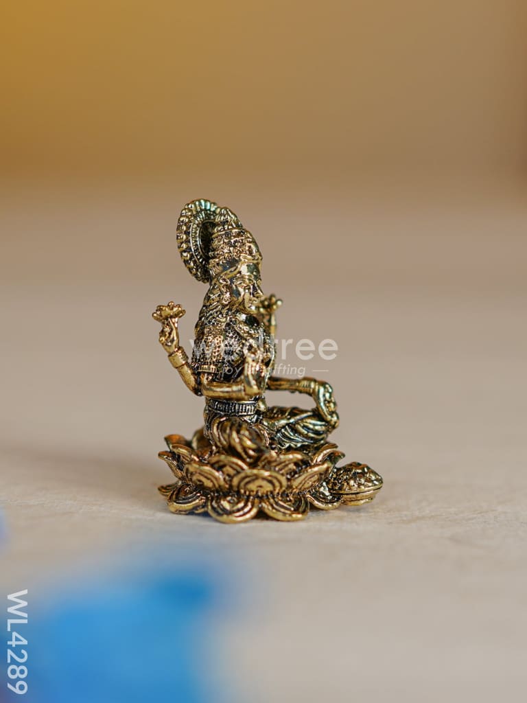 Brass Lakshmi on Lotus Base - WL4289