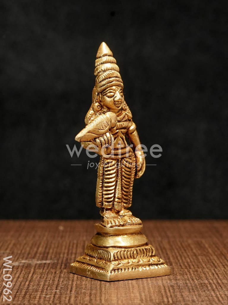 Brass Madurai Meenakshi - WL0962