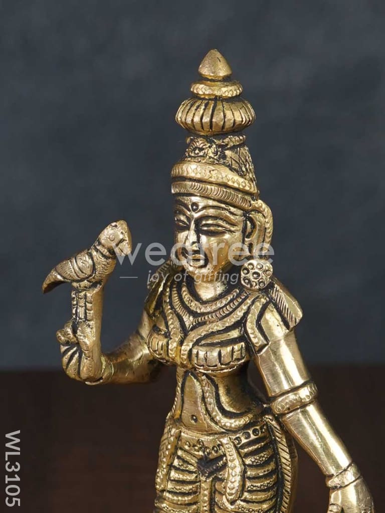 Brass Meenakshi Idol - WL3105