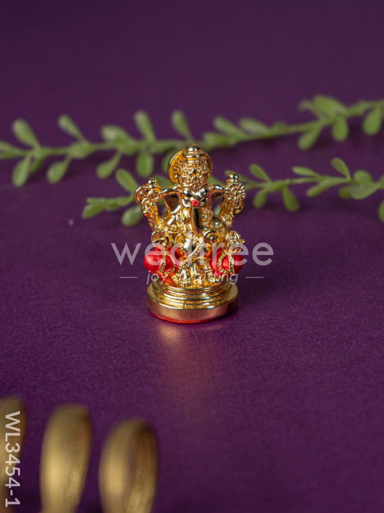 Brass Miniature Ganesha Idol - WL3454