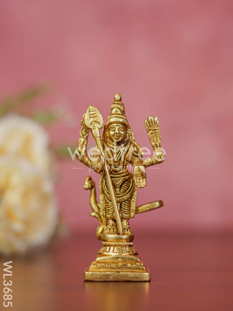 Brass Murugan Valli Deivanai Idols - Set of 3 - WL3685