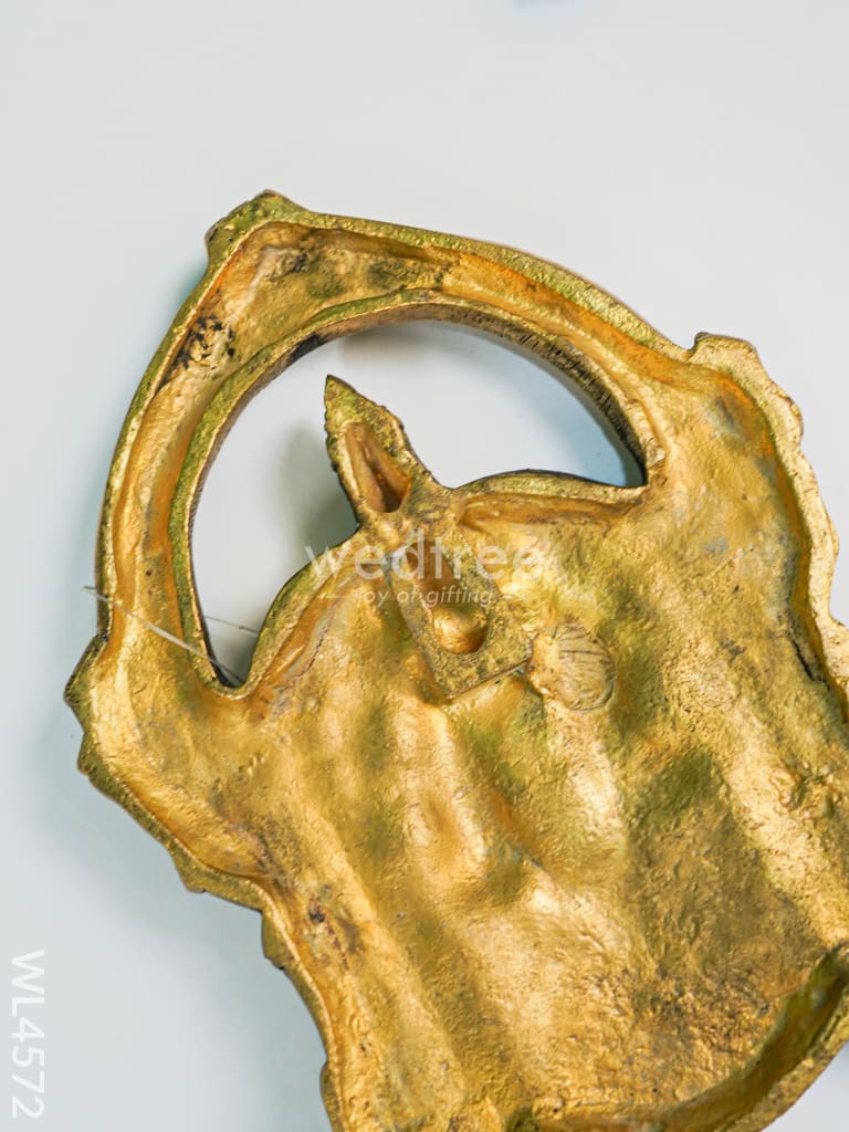 Brass Padmavathi Thayar Wall Hanging - WL4572