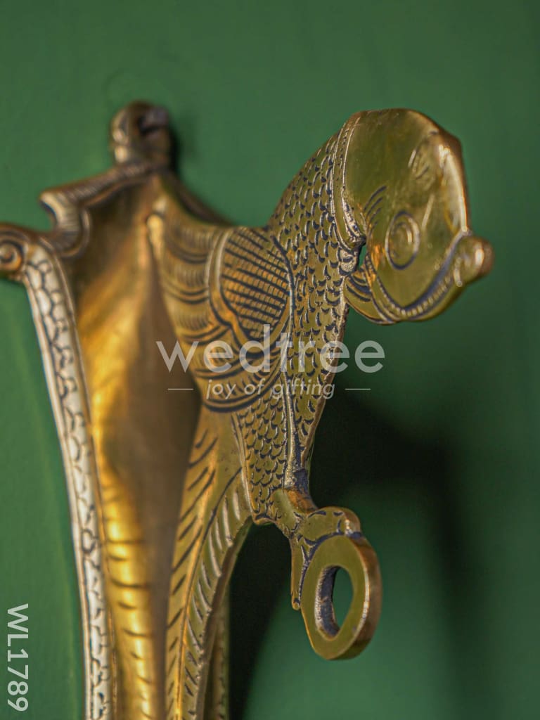 Brass Parrot Bracket (Black Antique Finish) - WL1789