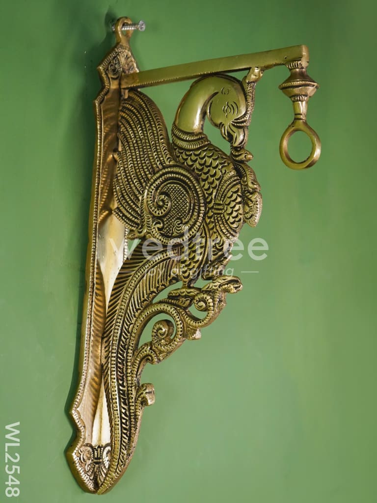 Brass Peacock Bracket - WL2548