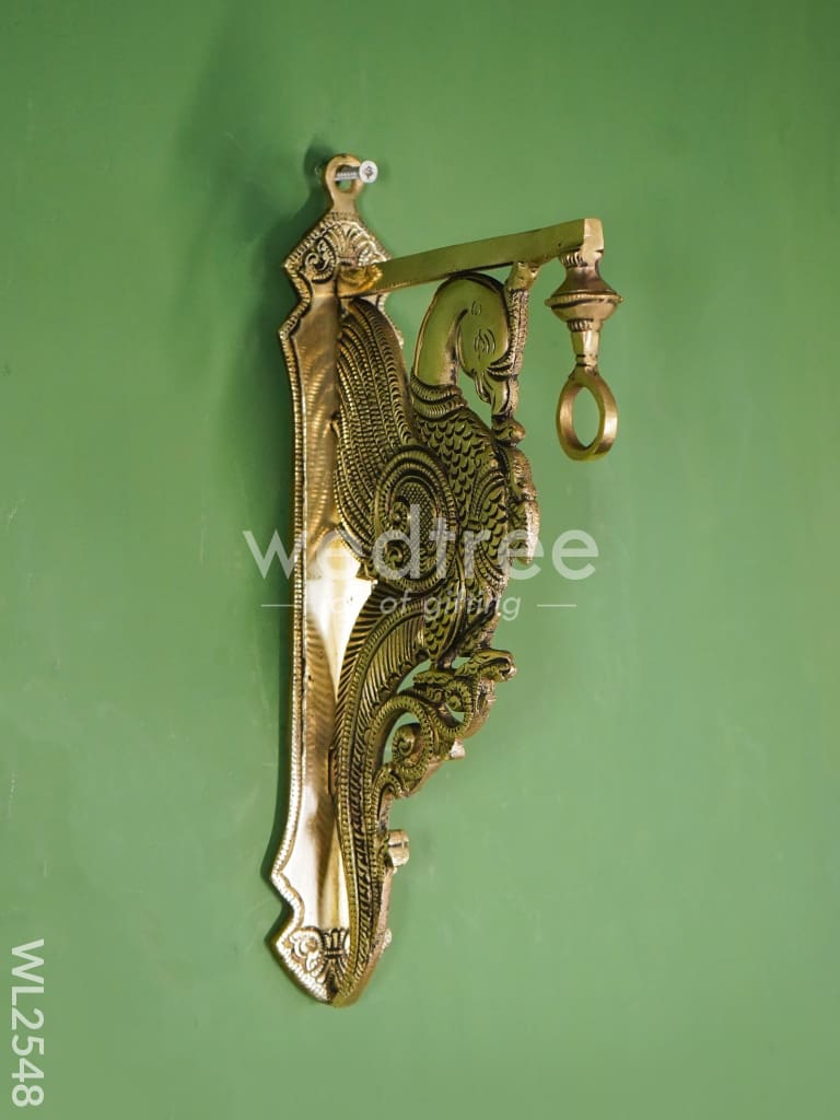 Brass Peacock Bracket - WL2548