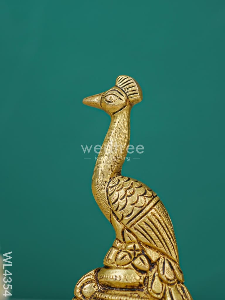 Brass Peacock Idol ( Set Of 2 ) - WL4354