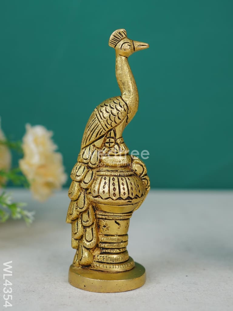 Brass Peacock Idol ( Set Of 2 ) - WL4354