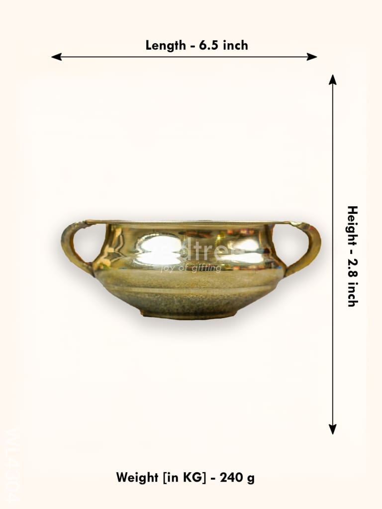 Brass Plain Urli - 5 inch - WL4304