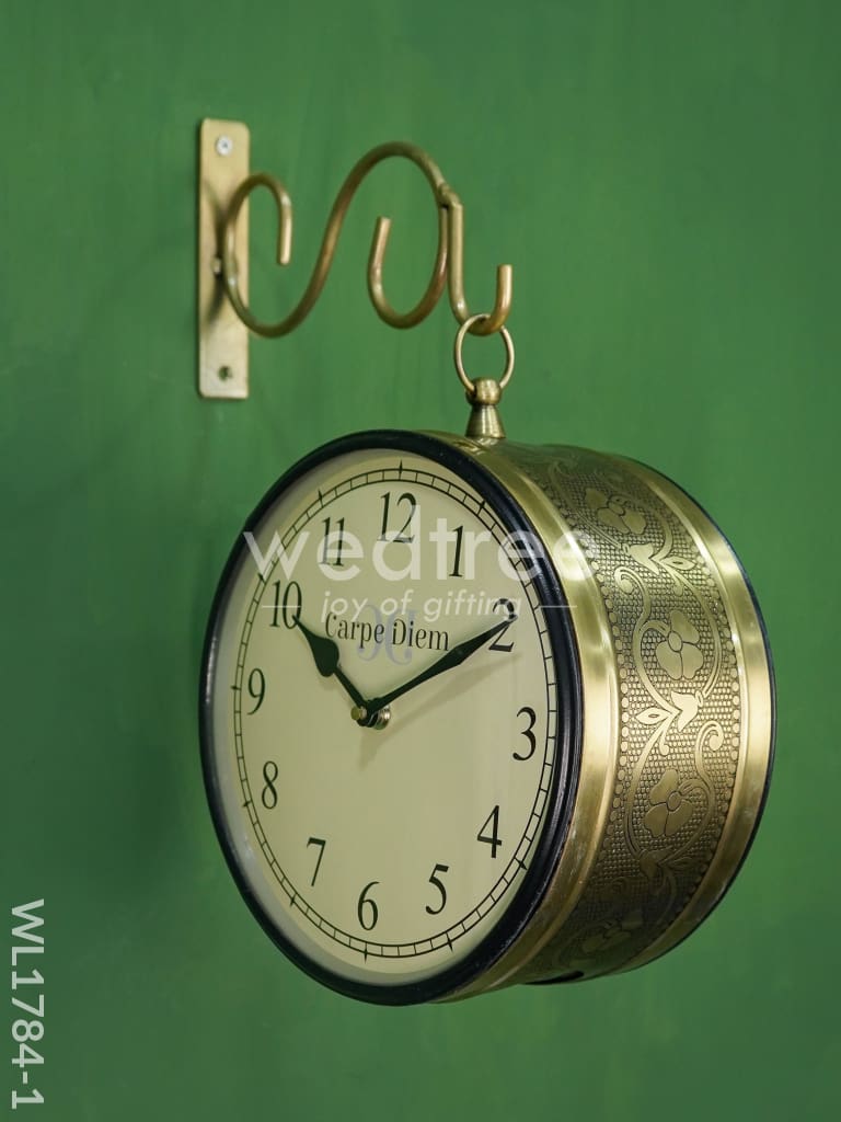 Brass - Railway Clock - 8 Inches - WL1784