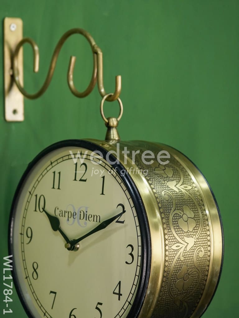 Brass - Railway Clock - 8 Inches - WL1784