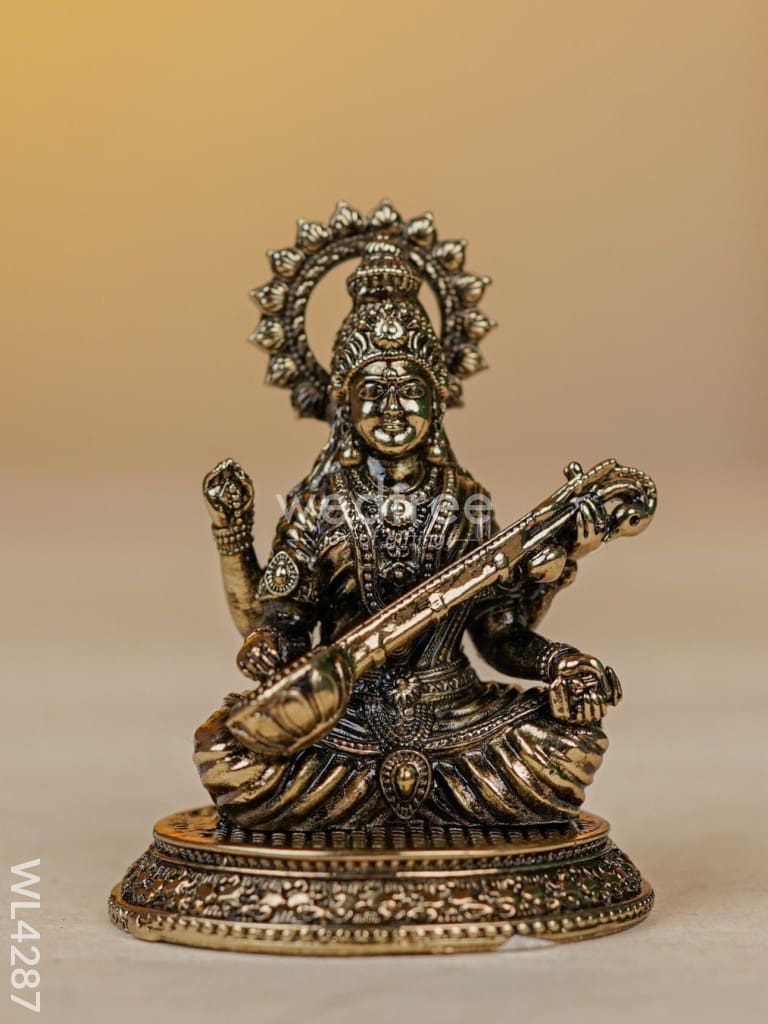 Brass Saraswathi Idol - WL4287