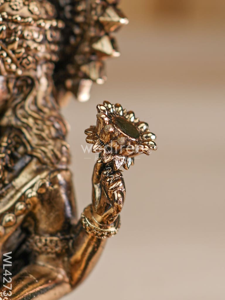 Brass Seated Lakshmi - WL4273