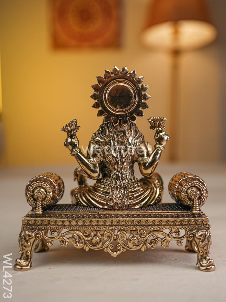 Brass Seated Lakshmi - WL4273